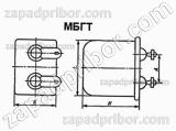 Конденсатор бумажный МБГТ 300 в 4 мкф