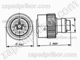 Соединитель низкочастотный цилиндрический СНЦ233-7/22В1О11
