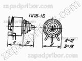 Резистор переменный ППБ-1Б 1Вт 4.7К