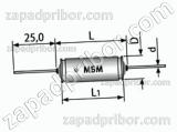 Конденсатор бумажный МБМ 250 в 1 мкф