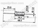 Резистор постоянный С2-33Н 2Вт 6.8К