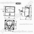 Щитовой прибор М2001 10-0-10А 