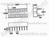 Панель для микросхем Панель DIP-32W