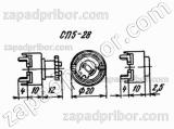 Резистор переменный СП5-28А 1Вт 330