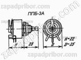Резистор переменный ППБ-3А 3Вт 150