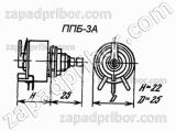 Резистор переменный ППБ-3А 3Вт 680