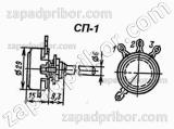 Резистор переменный СП-I-А 1Вт 680