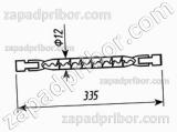 Лампа кварцевая КГ-220-2000-4 цоколь R7s