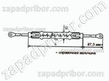 Лампа кварцевая КГ-220-2000-5 цоколь K7s/25