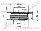 Диод быстровосстанавливающийся ДЧЛ133-200-11