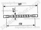 Лампа кварцевая КГ-220-1000-5 цоколь R7s 