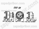 Резистор переменный СП5-28Б 1Вт 68