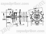 Переключатель поворотный галетный и щеточный ПГК-11П3Н-15А 