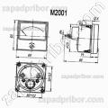 Щитовой прибор М2001 200мкА