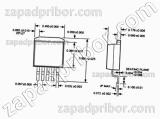 Микросхема LM2576SX-ADJ