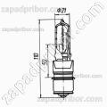 Лампа кварцевая КГМ-27-400-3 цоколь Р28s/24