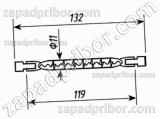 Лампа кварцевая КГ-220-500-1 цоколь R7s 