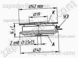 Тиристор быстродействующий ТБ133-250-18 