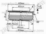 Тиристор низкочастотный Т453-1250-10
