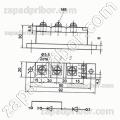 Модуль диодный МДД4/3-63-10 