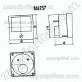 Щитовой прибор М4257 300мкА