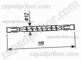 Лампа кварцевая КГ-220-500-5 цоколь R7s