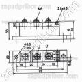 Модуль диодно-тиристорный МДТ4/3-80-12