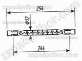 Лампа кварцевая КГ-220-1500 цоколь R7s