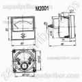 Щитовой прибор М2001 100мА 