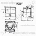 Щитовой прибор М2001 50мкА 
