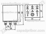 Реле электромагнитный средней мощности РЭК77/3 24В