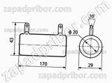 Резистор постоянный ПЭВ-100 430