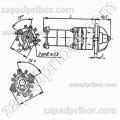 Переключатель поворотный галетный и щеточный П2Г-3-5П6Н