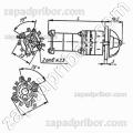 Переключатель поворотный галетный и щеточный П2Г-3-6П4Н 