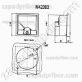 Щитовой прибор М42303 5мА 