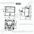 Щитовой прибор М2001 10А