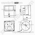 Щитовой прибор М381 100А