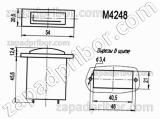 Щитовой прибор М4248 1мА 