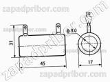 Резистор постоянный ПЭВ-15 47