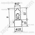 Лампа сверхминиатюрная СМН-9-55 