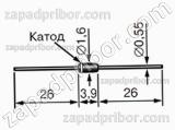 Стабилитрон BZX79C43