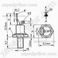 Тиристор низкочастотный Т10-10-8 