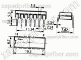 Микросхема LM723N