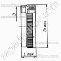 Заглушка ГЗ-23W (M85049/14-23W) гайка задняя