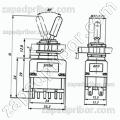 Переключатель перекидной 3ВМ 