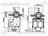 Переключатель перекидной МТ3