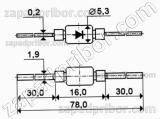 Диод высокочастотный и импульсный Д2Ж 