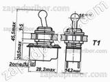 Переключатель перекидной Т1