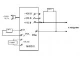 МК8518 схема подключения источника.