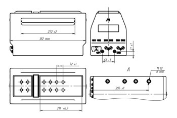 TOL-10-M-4 - Current transformer - Drawing.